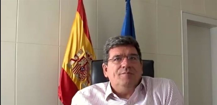 Conferencia telemática del ministro José Luís Escrivá