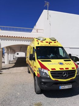 Ambulancia del SAMU 061 en Formentera