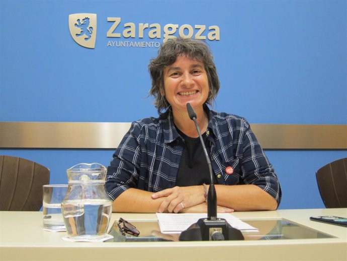 La concejal de Zaragoza en Común en el Ayuntamiento de la capital aragonesa, Luisa Broto.