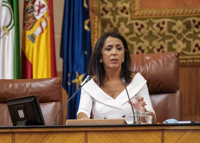 La presidenta del Parlamento de Andalucía, Marta Bosquet, en una foto de archivo