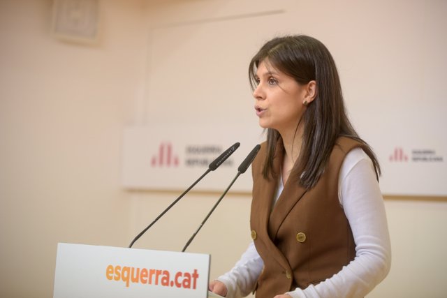 La secretària general adjunta i portaveu d'ERC, Marta Vilalta