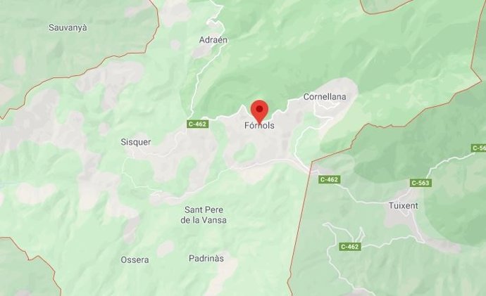 AMP.- Mueren los dos ocupantes de un helicóptero al estrellarse en Fórnols (Llei