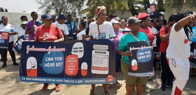 MSF lanza una campaña mundial para pedir a Johnson&Johnson que reduzca el precio de un fármaco contra la tuberculosis