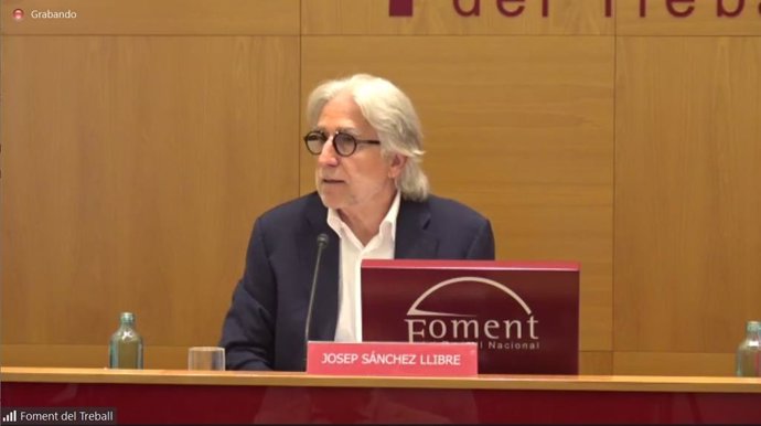 El president de Foment del Treball, Josep Sánchez-Llibre