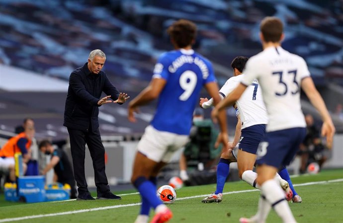 José Mourinho en el Tottenham-Everton