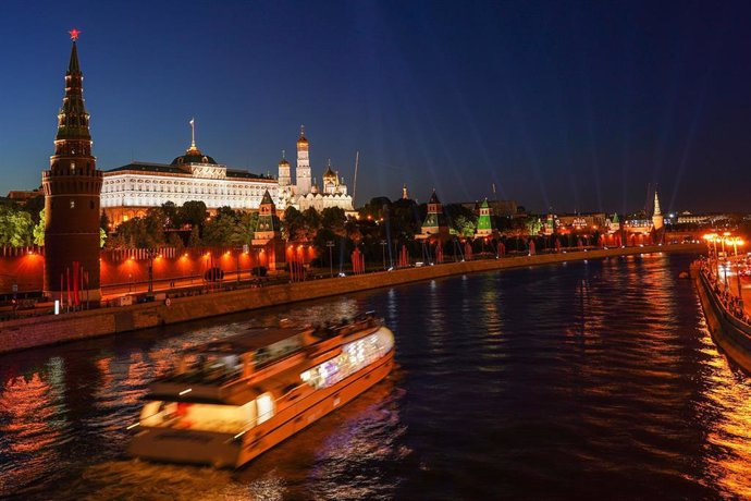 Vista del Kremlin desde el río Moscova