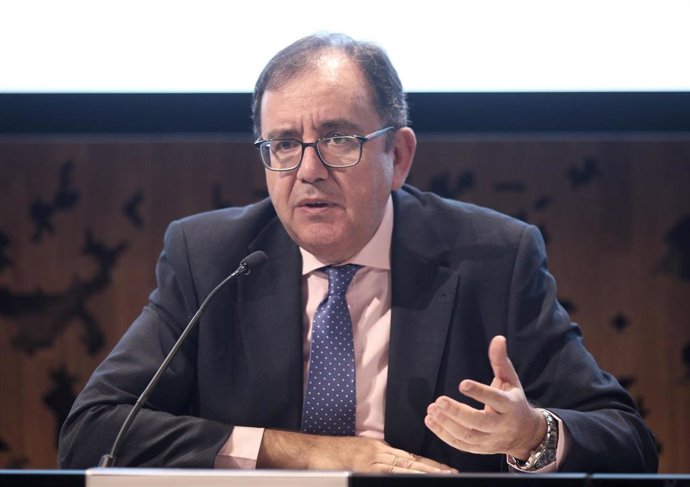 El secretario general de Instituciones Penitenciarias, Ángel Luis Ortiz, durante la presentación de unas jornadas