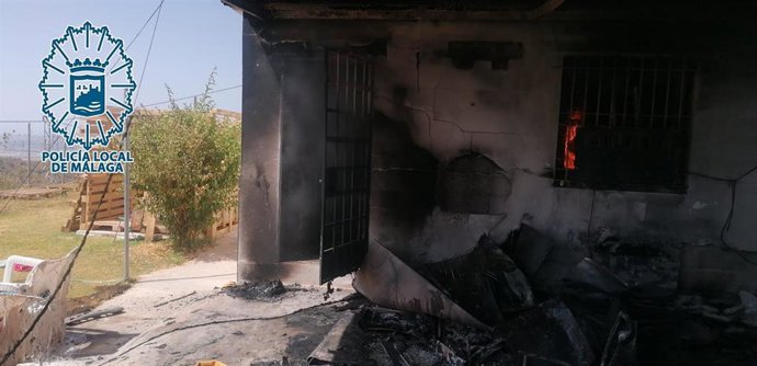 Incendio en una vivienda descubre una plantación de marihuana