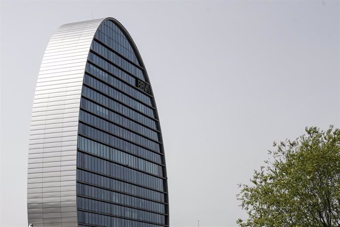 La Ciudad BBVA, compuesta por siete edificios que alberga la sede de la entidad bancaria española.