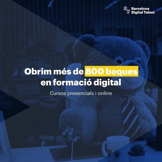 Imagen de la campaña de becas de la Barcelona Digital Talent