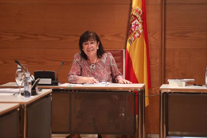 La vicepresidenta primera del Senado, Cristina Narbona.
