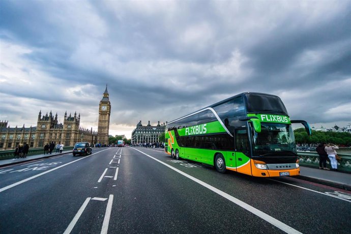 Autbús de FlixBus en Londres