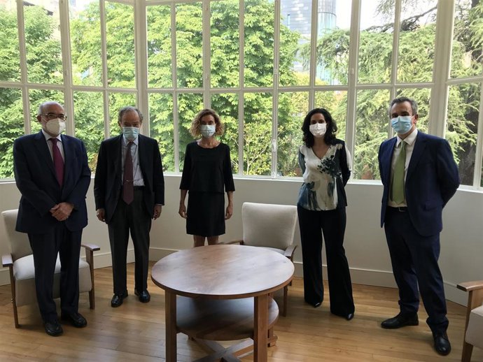 La presidenta del Congreso Meritxell Batet, en el acto de su nombramiento como patrona de la Fundación José Ortega y Gasset-Gregorio Marañón