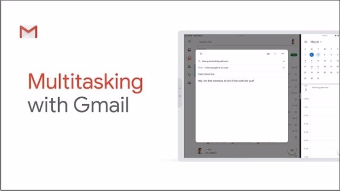 Gmail ya puede utilizarse en el modo multitarea desde iPad
