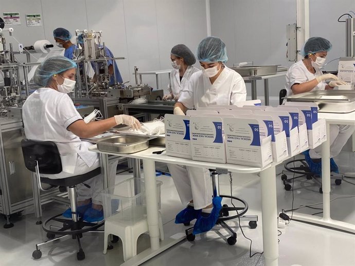 DIMA ha hecho una inversión de 600.000 euros en la nueva línea de fabricación de mascarillas