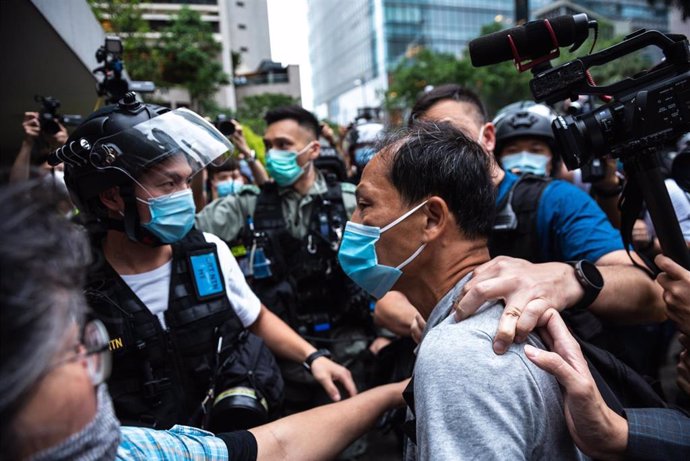 Protestas en Hong Kong. 