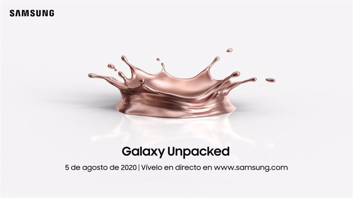 Cartel del próximo evento Galaxy Unpacked que se celebrará el 5 de agosto