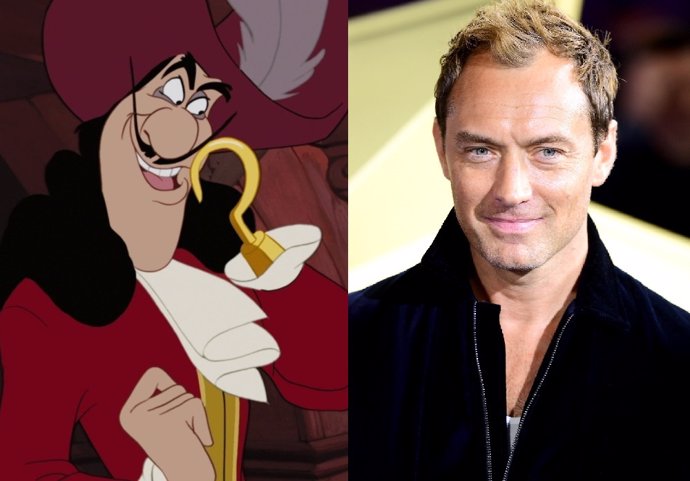 Jude Law negocia para ser el Capitán Garfio en ell remake de Peter Pan que prepara Disney