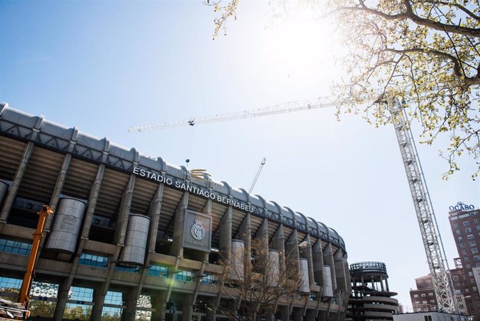 Fachada del Estadio Santiago Bernabéu