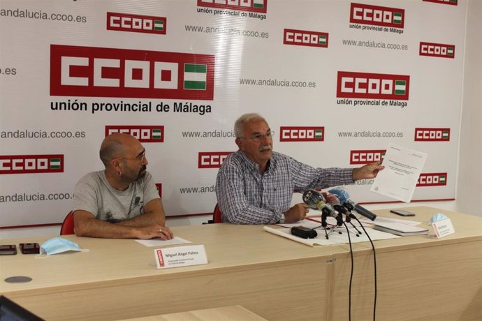 Rueda de prensa CCOO educación en Málaga