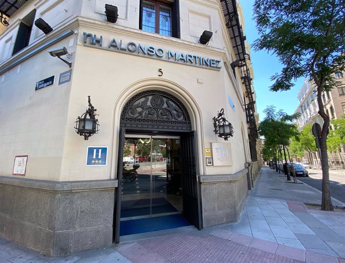 Fachada del hotel NH Alonso Martínez en Madrid (España), a 29 de junio de 2020.  