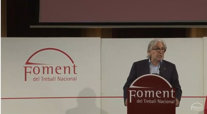 El president de Foment del Treball, Josep Sánchez-Llibre