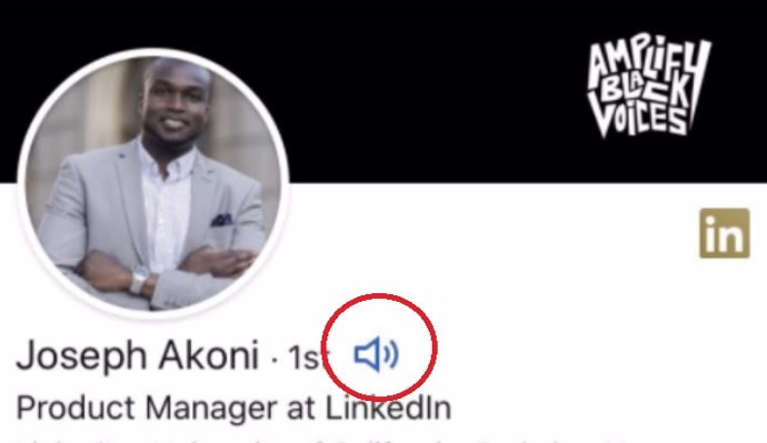 LinkedIn permite que los usuarios añadan audios para decir cómo se pronuncia su 