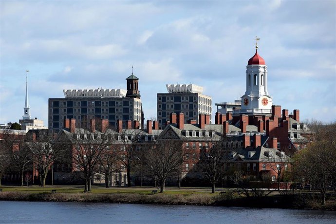 Vista del campus de la Universidad de Harvard