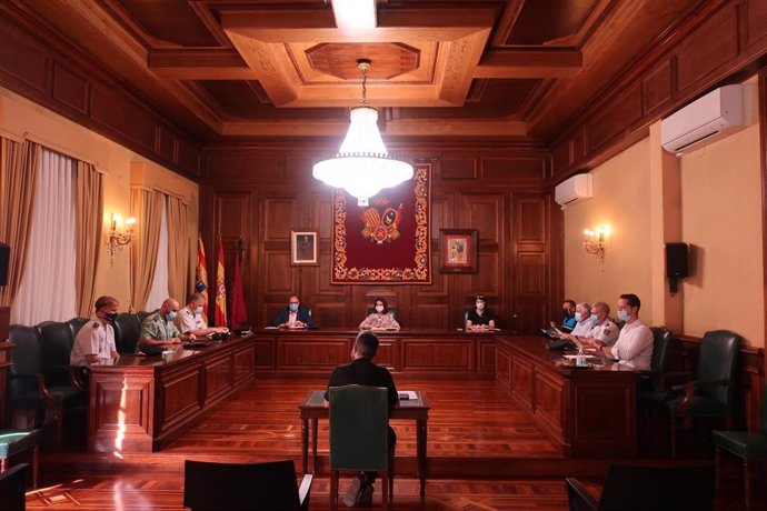 Reunión de la Junta Local de Seguridad de Teruel.