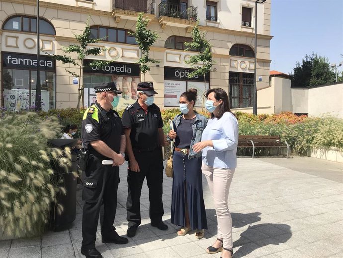 La alcaldesa de Santurtzi recuerda que las fiestas están suspendidas y  anuncia las medidas de control de la Policía Municipal, en coordinación con la Ertzaintza.