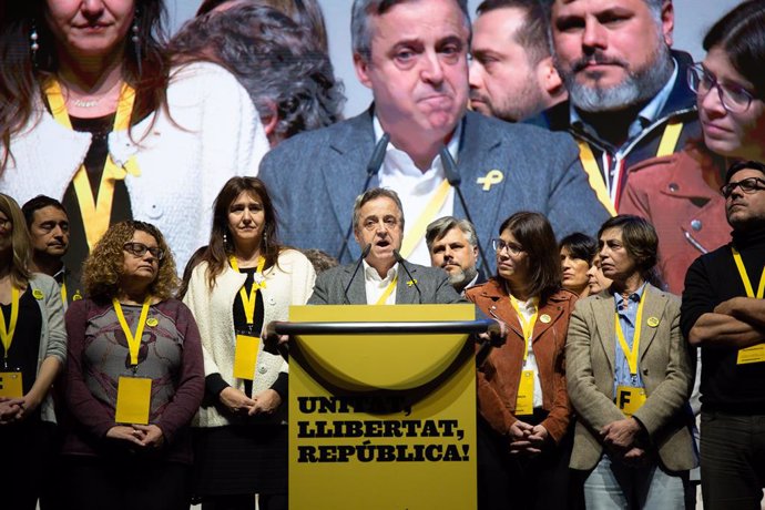Antoni Morral clausura del congrés de la Crida Nacional per la República 