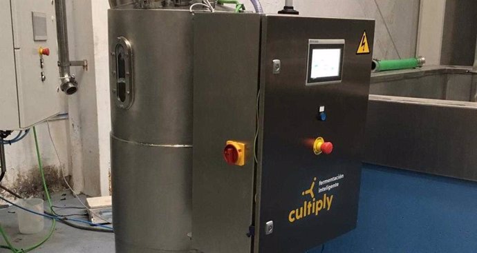 Imagen del dispositivo de la startup andaluza Cultiply, que ahorra costes de fermentación.