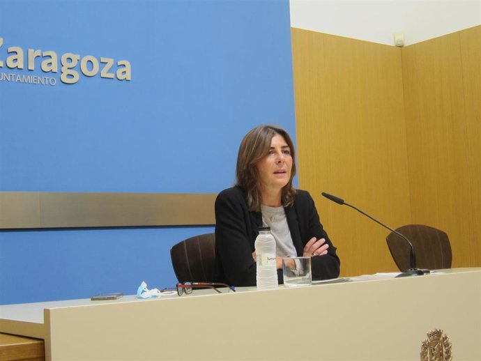 La  concejal de Vivienda del Ayuntamiento de Zaragoza, Carolina Andreu