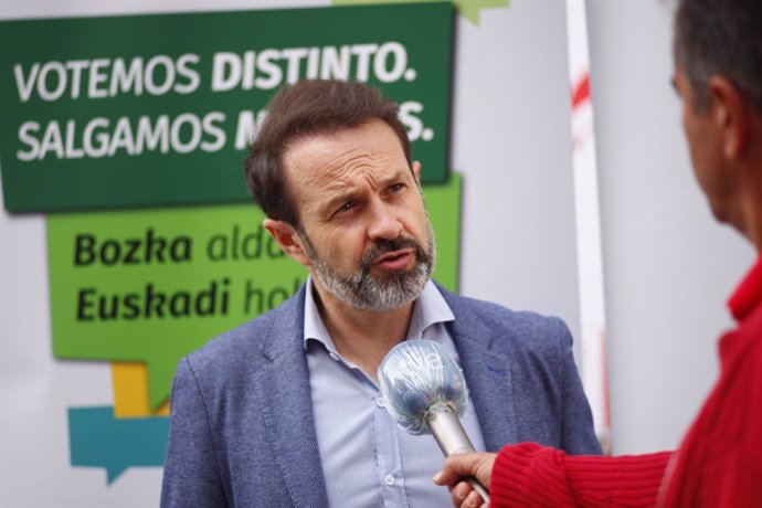 El candidato de Equo Berdeak a lehendakari, José Ramón Becerra.