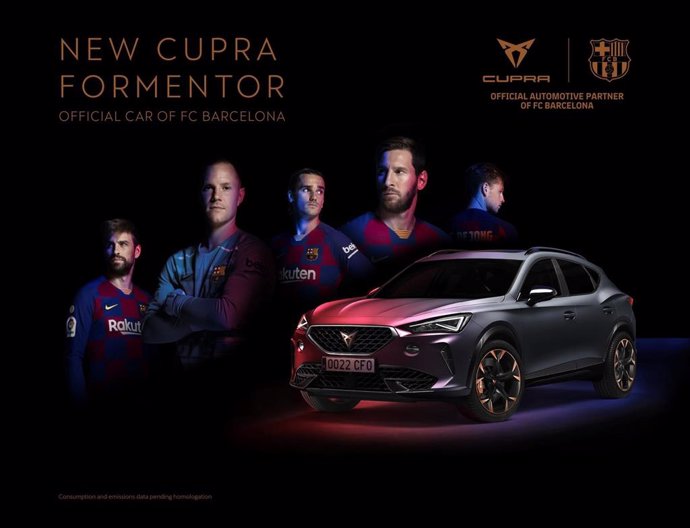 Cupra Formentor, vehículo oficial del FC Barcelona