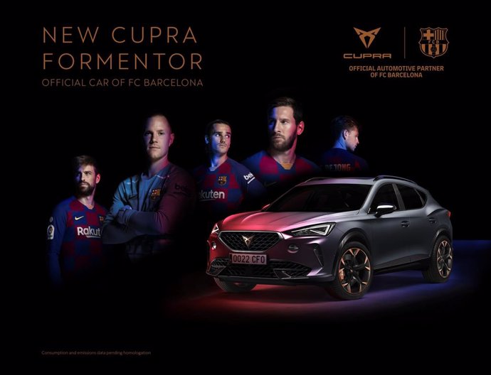 Fútbol.- Cupra Formentor, vehículo oficial del FC Barcelona
