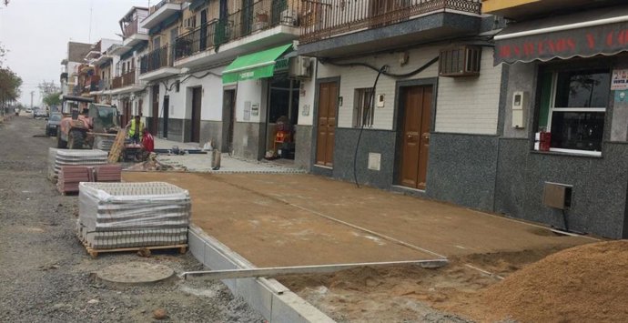 Obras en la calle Torres Albas
