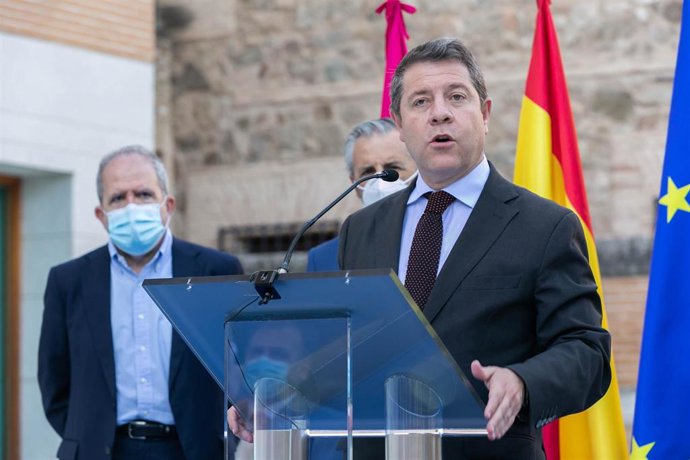 El presidente de C-LM, Emiliano García-Page, en un acto en Toledo.