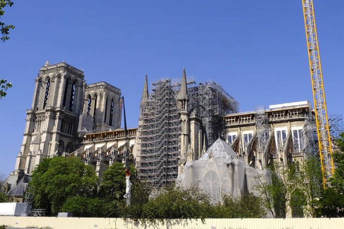 Obras en la catedral de Notre Dame