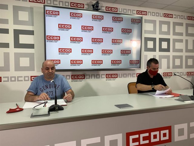 Rueda de prensa de la Federación de Servicios de Comisiones Obreras.