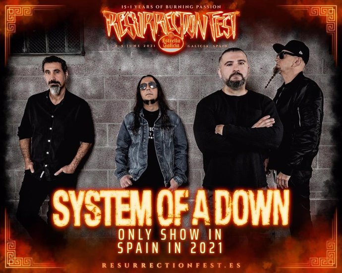 System of a Down, Korn y Deftones estarán en el Resurrection Fest Estrella Galic