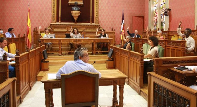 Votación en el pleno del Consell de Mallorca sobre el PIAT.