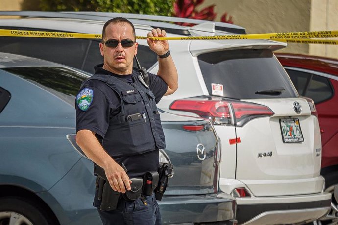 Agente de Policía en Palm Springs (Imagen de archivo)