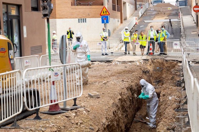 El nuevo colector de la calle Cruz del Sur evitará inundaciones a los vecinos de Valdefierro