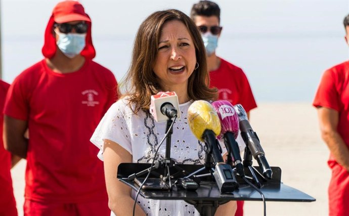 La delegada del Gobierno andaluz en Málaga, Patricia Navarro, en una imagen de archivo