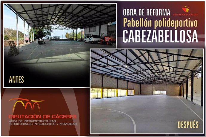 La Diputación de Cáceres adecúa un edificio para uso cultural en Cabezabellosa