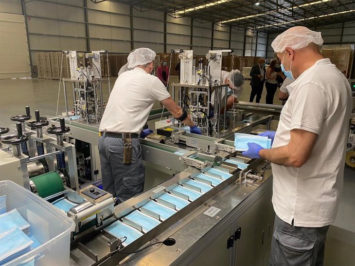 La empresa se dedica también a la fabricación de pañales