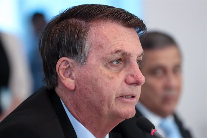 El presidente de Brasil,  Jair Bolsonaro.