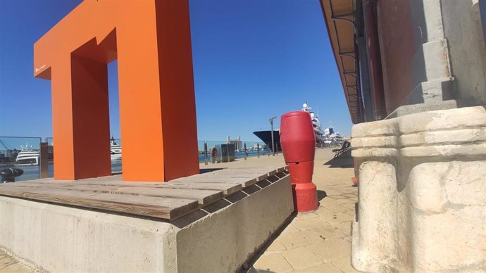 Imagen de uno de los nuevos hidrantes colocados en el Port de Tarragona