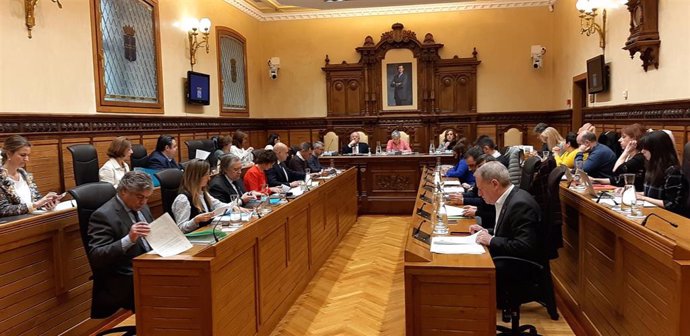 Pleno Municipal de Gijón celebrado el pasado febrero
